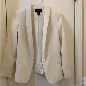 White blazer.
